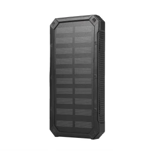 Portable 20000mAh Solar Power Bank with Dual USB