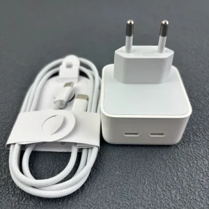 Rockever 35W Dual USB-C PD Fast Wall Charger For iPhone 17, 16, 15 Pro Max & Type-C Devices